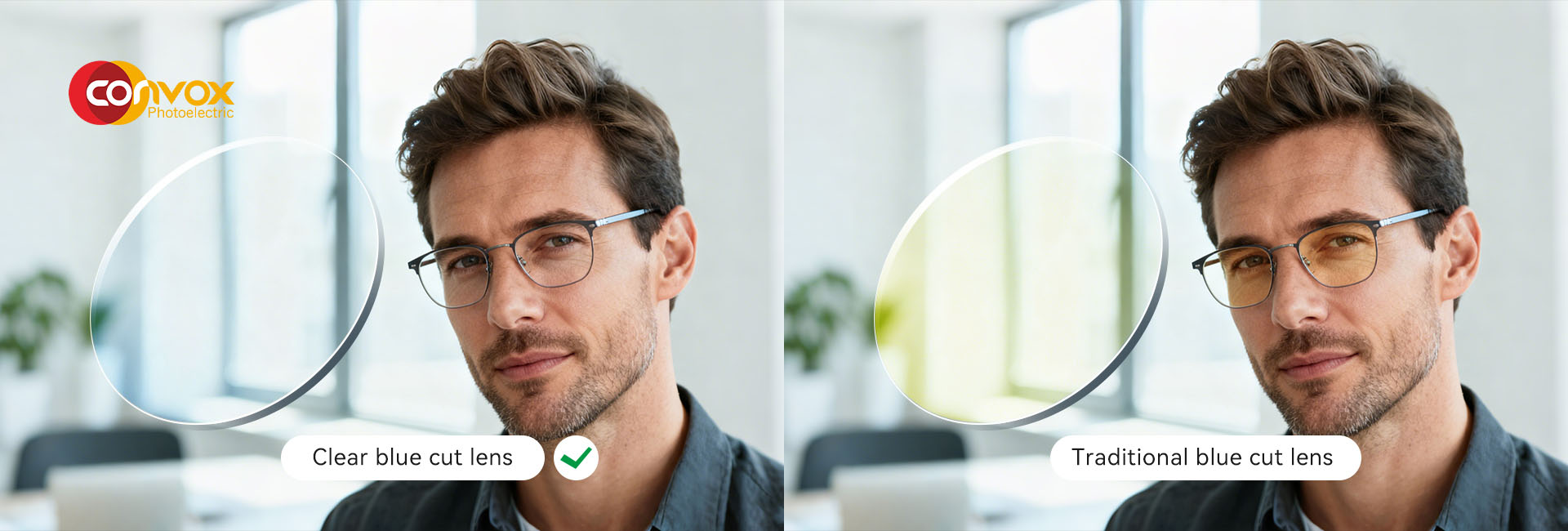 X6 Clear Base Anti Blue Light